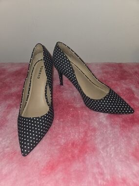 Torrid Black Polka Dot Pointed Toe Pumps